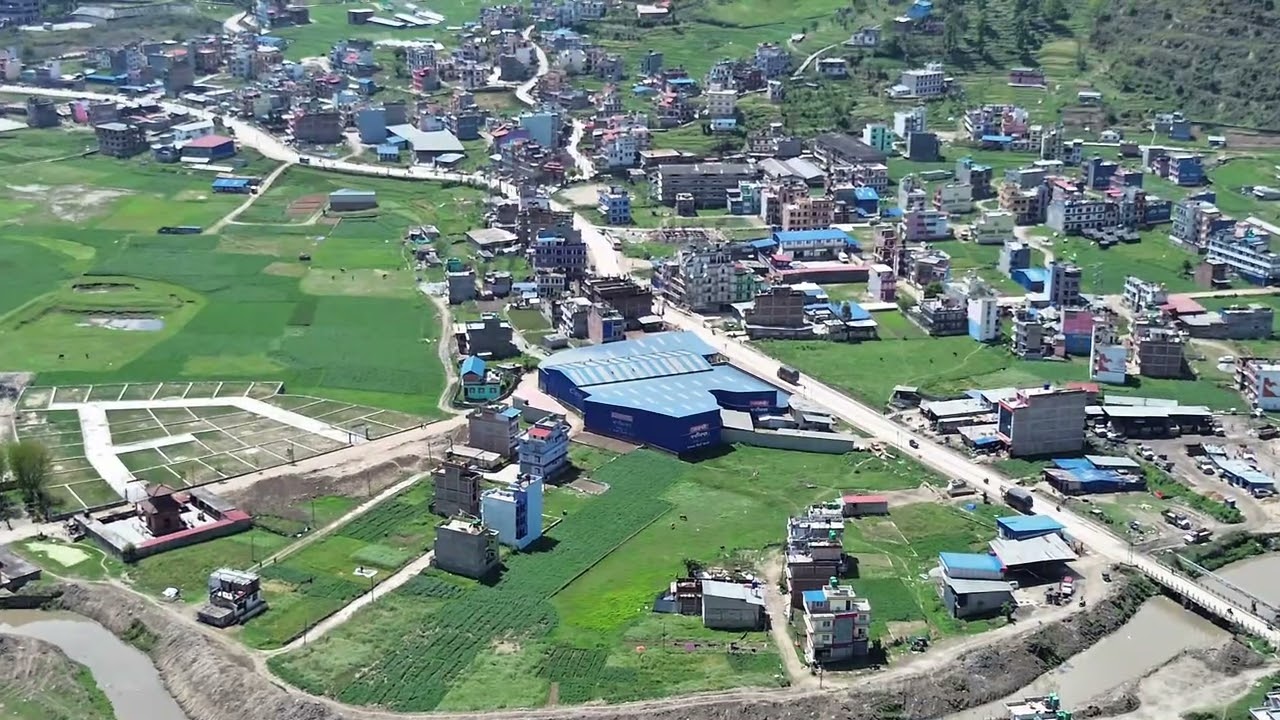 Banepa City Drone shot 