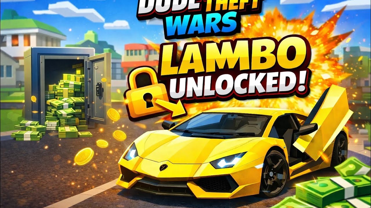 Dude Theft Wars में Finally Lamborghini Unlock कर ली 😱🔥