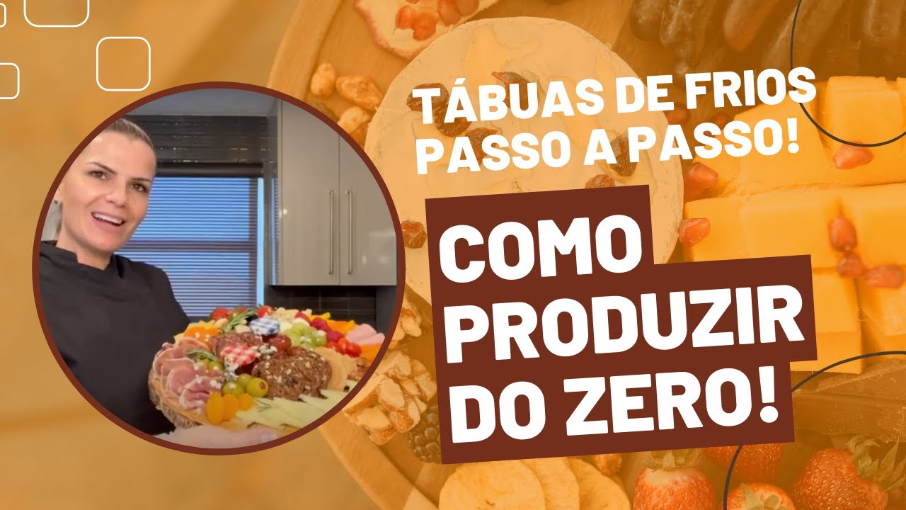 Como produzir uma tábua de frios do zero a entrega!