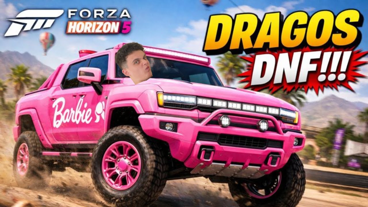 FORZA HORIZON 5 | Cursa cu PICK-UPuri ,DRAGOS DNF...