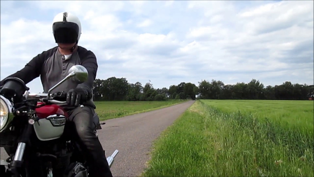 Triumph Bonneville - Great Sound and More Go with air box removed, larger jets and open mufflers