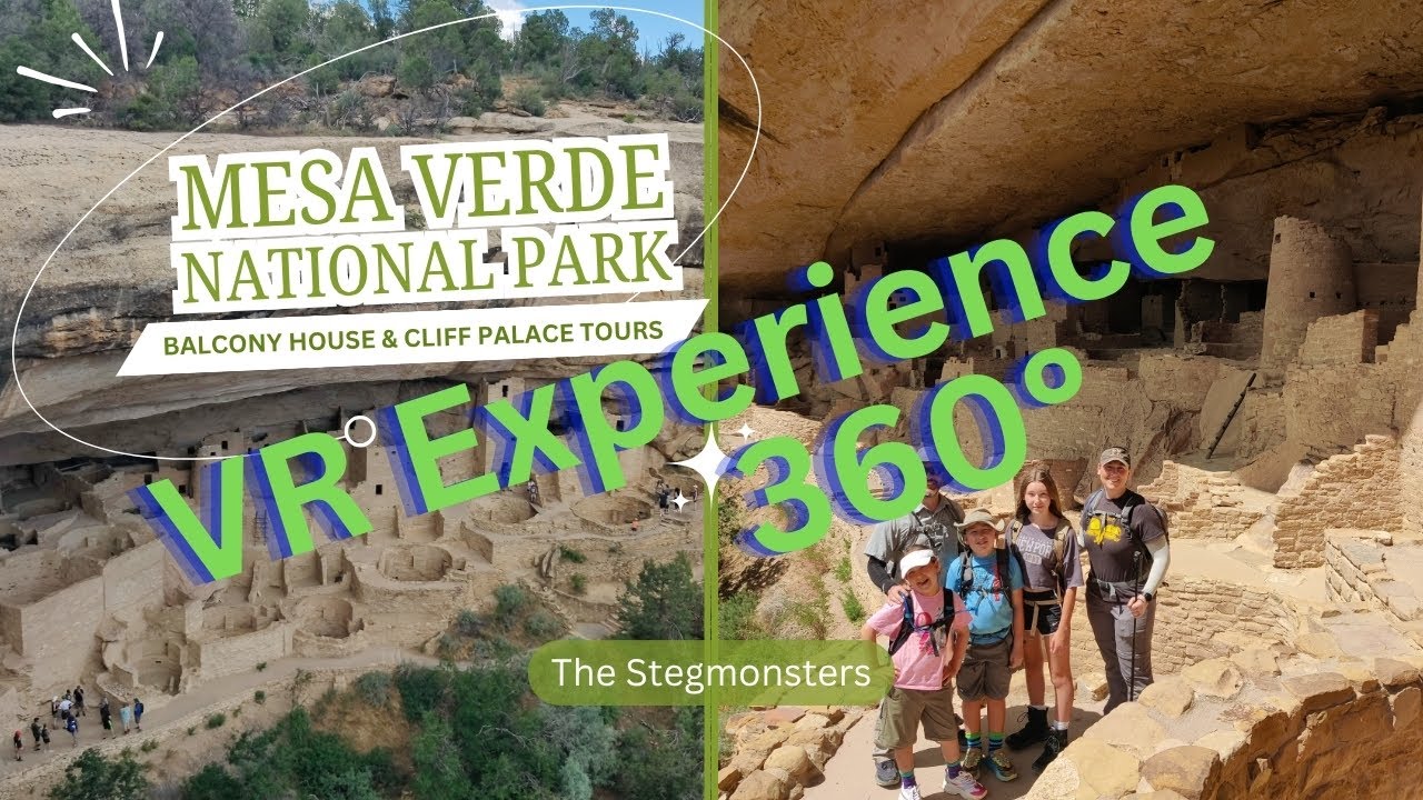 Mesa Verde NP in VR   Virtual Reality   360 Degrees   See the Cliff Dwellings Up Close