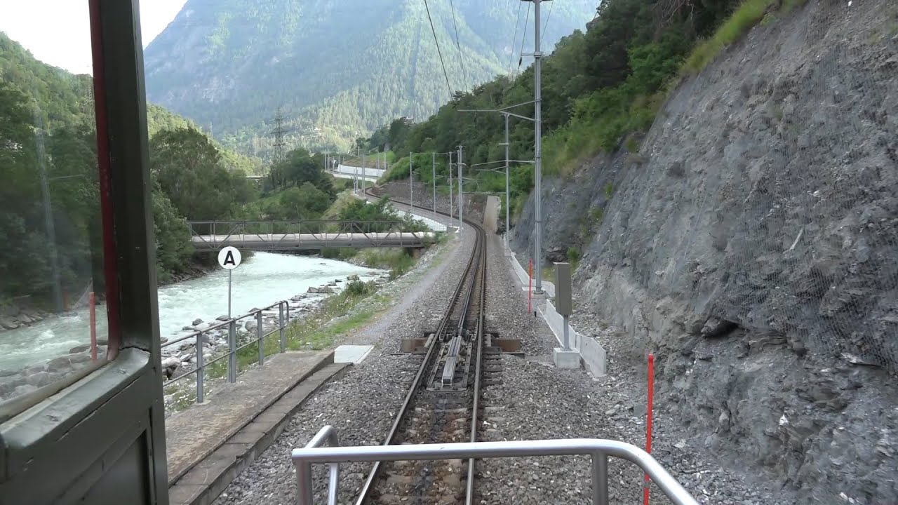 Führerstandmitfahrt  HGe 4/4   Visp - Zermatt