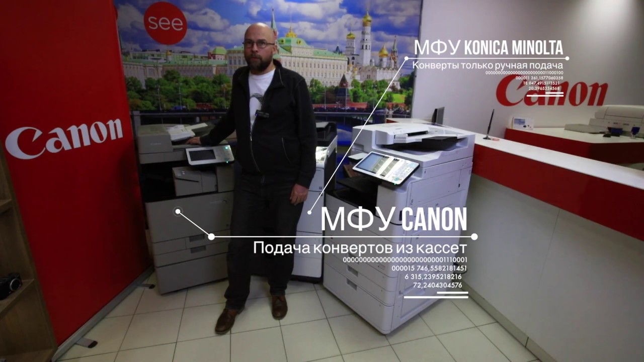 Обзор МФУ Canon iR ADV3320i, Canon iR ADV С5535i, Konica Minolta bizhub C258: Часть I