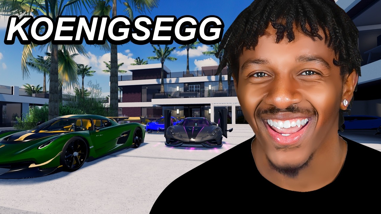 I Created A KOENIGSEGG ONLY Garage In Driving Empire