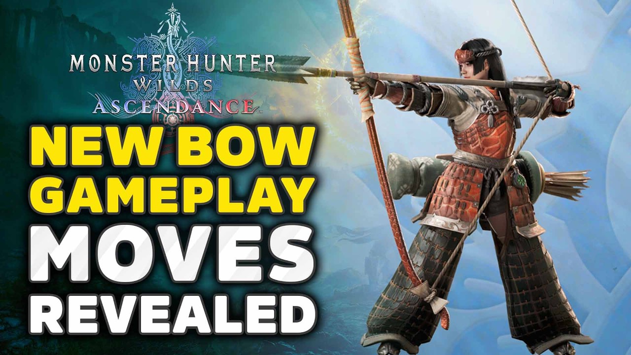 Monster Hunter Wilds Ascendance &mdash; Геймплей лука: ОГРОМНЫЕ новые приемы и компенсационная атака?!