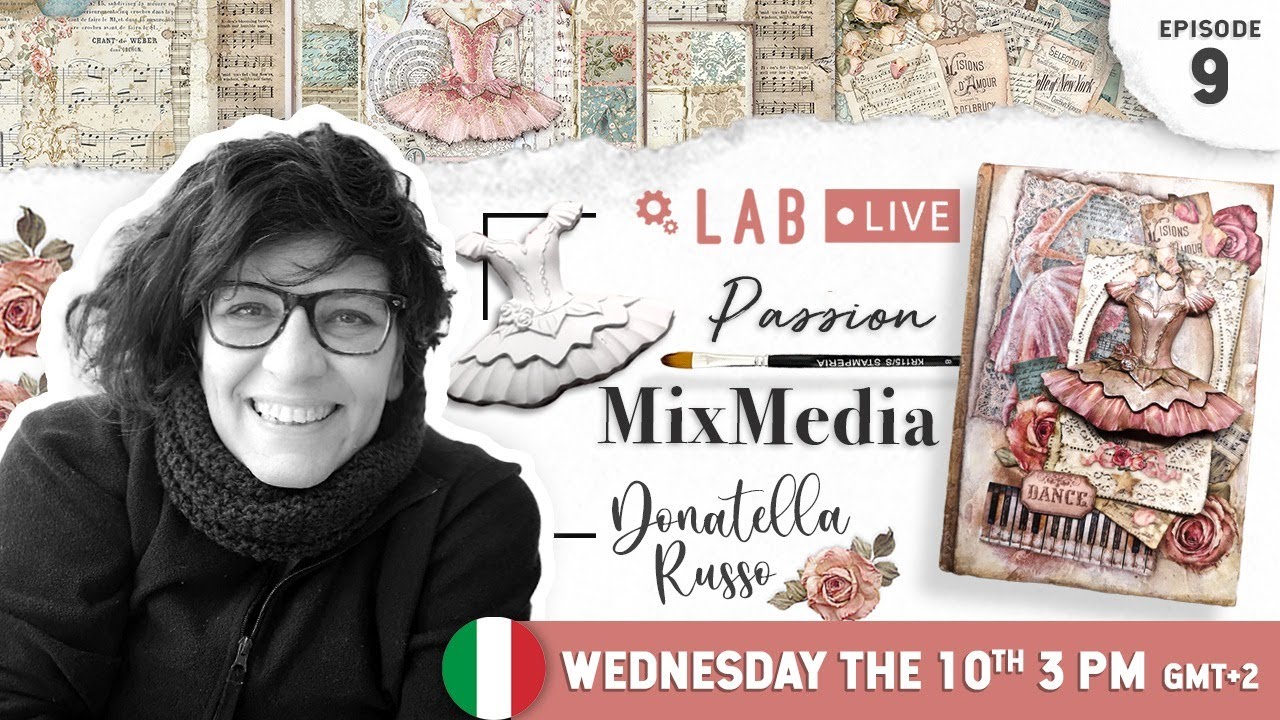 Stamperia LAB, EP 9 -  Passion MIX MEDIA