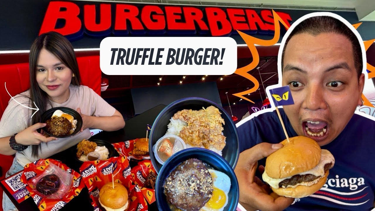 BURGER BEAST! TRUFFLE BURGER PASAY CITY