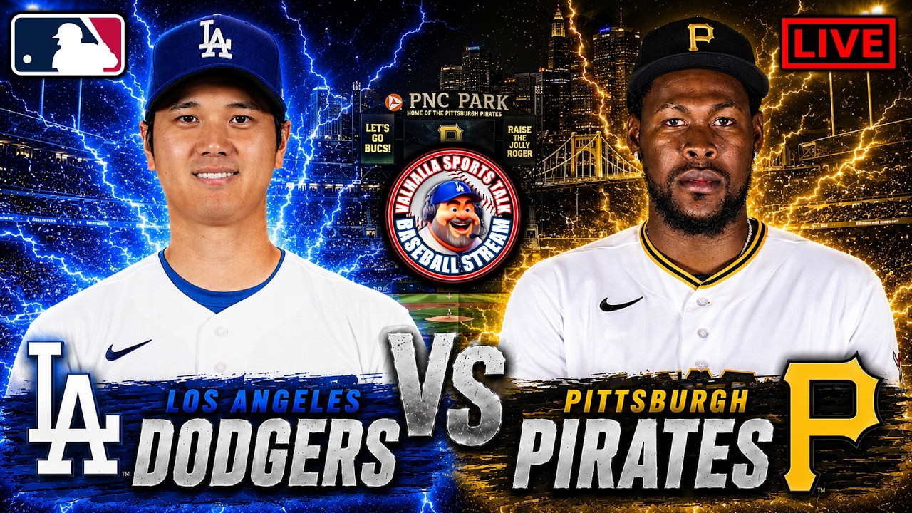 ⚾ Los Angeles Dodgers vs Pittsburgh Pirates LIVE Stream Watch Party | MLB Play-By-Play & Reactions