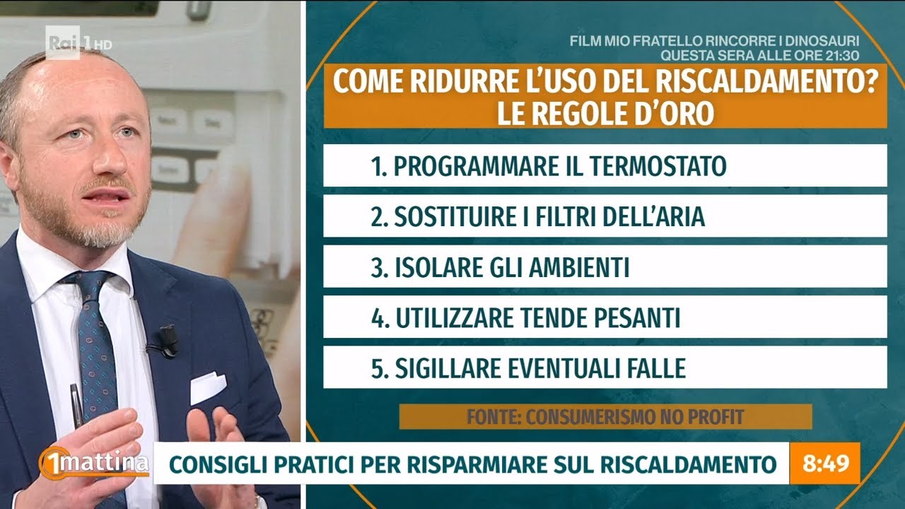 Come risparmiare sul riscaldamento - Unomattina - 17/01/2024
