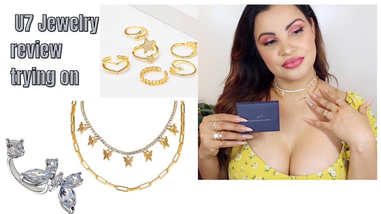 U7 Jewelry review trying on