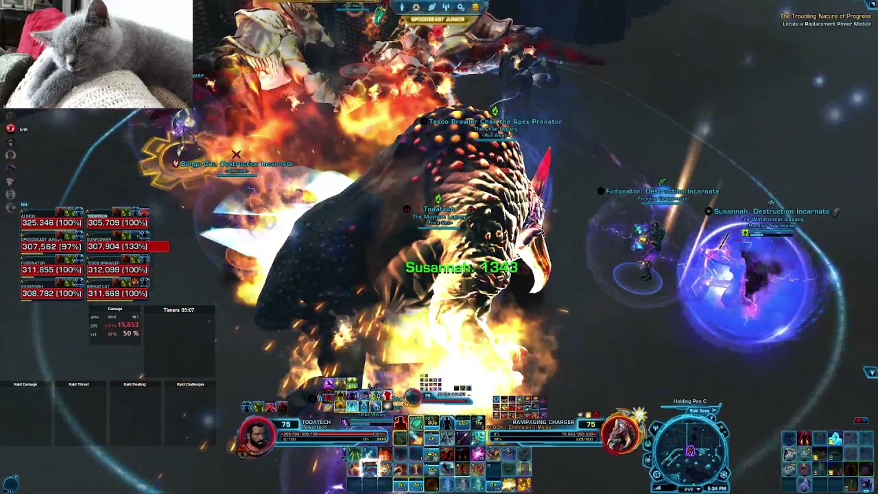 SWTOR - Dxun Nim Timed Run, Dps pov