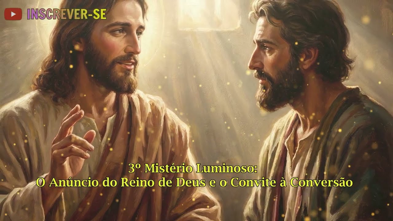TERÇO DE HOJE 05 03 2026 QUINTA FEIRA MISTÉRIOS LUMINOSOS 04 HORAS