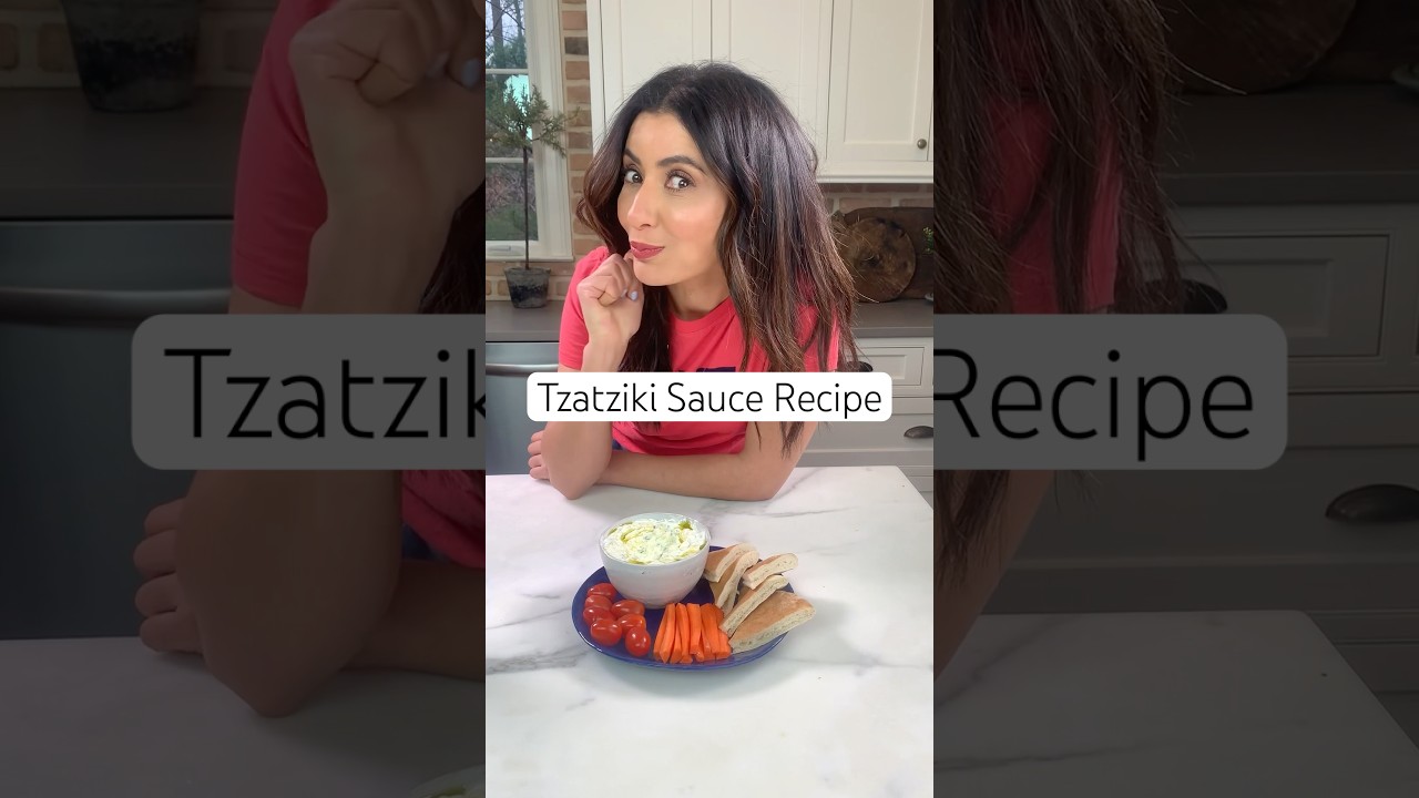 The BEST Tzatziki Sauce Recipe! #tzatziki
