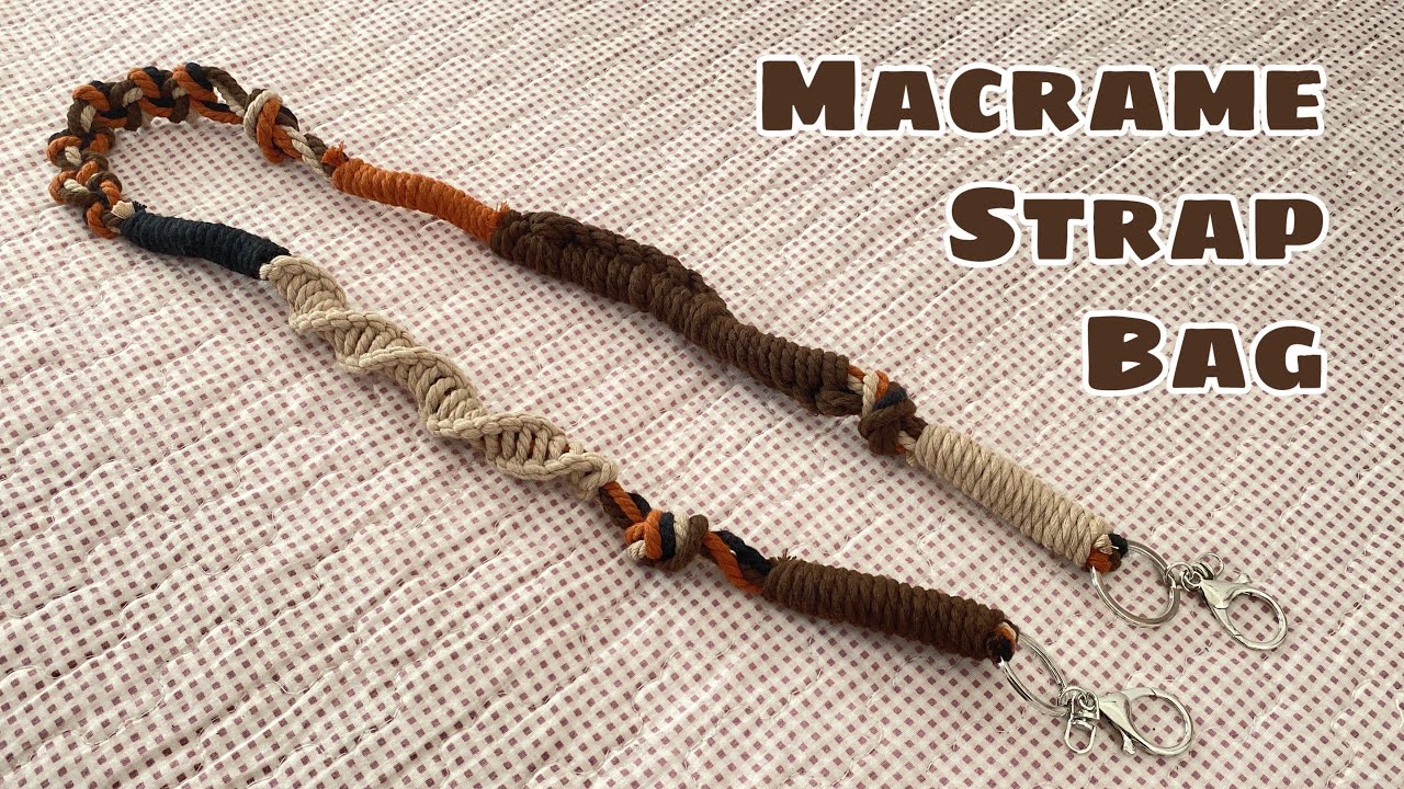 DIY: macrame strap bag 🤎 tali tas kekinian part 2 | tali tas macrame