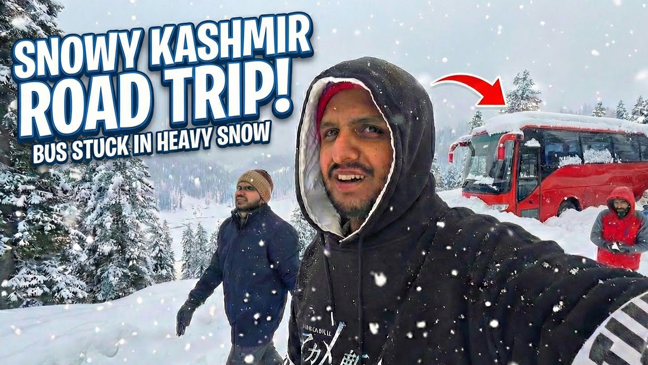  Gulmarg Crisis: All Cars Stuck in Heavy Snow.   (We Had to Hike)🇮🇳