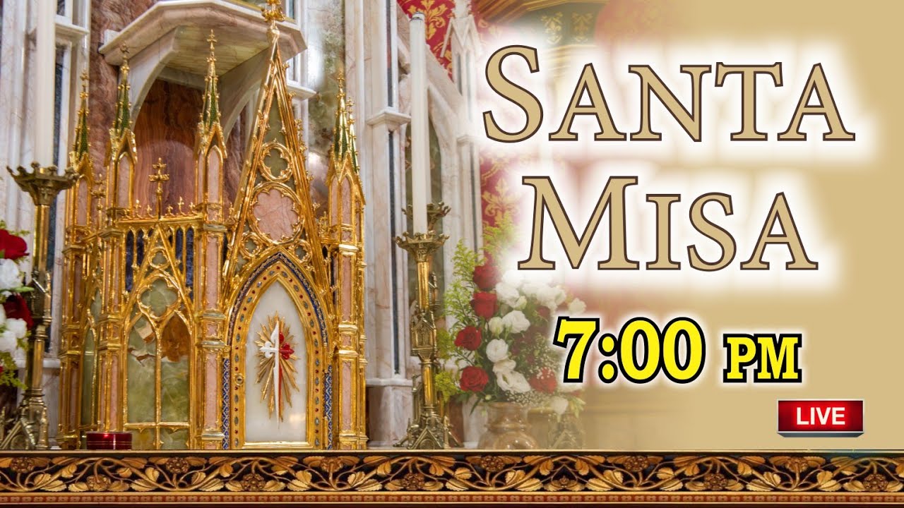 MISA EN VIVO HOY MIÉRCOLES-04-MAR-26. TODOS LOS DÍAS A LAS 7PM.