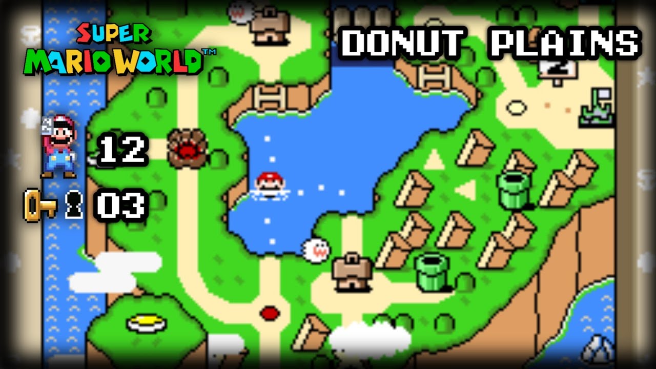 Vamos Jogar Super Mário Word 🌟96 | Mundo 2 - Donut Plains