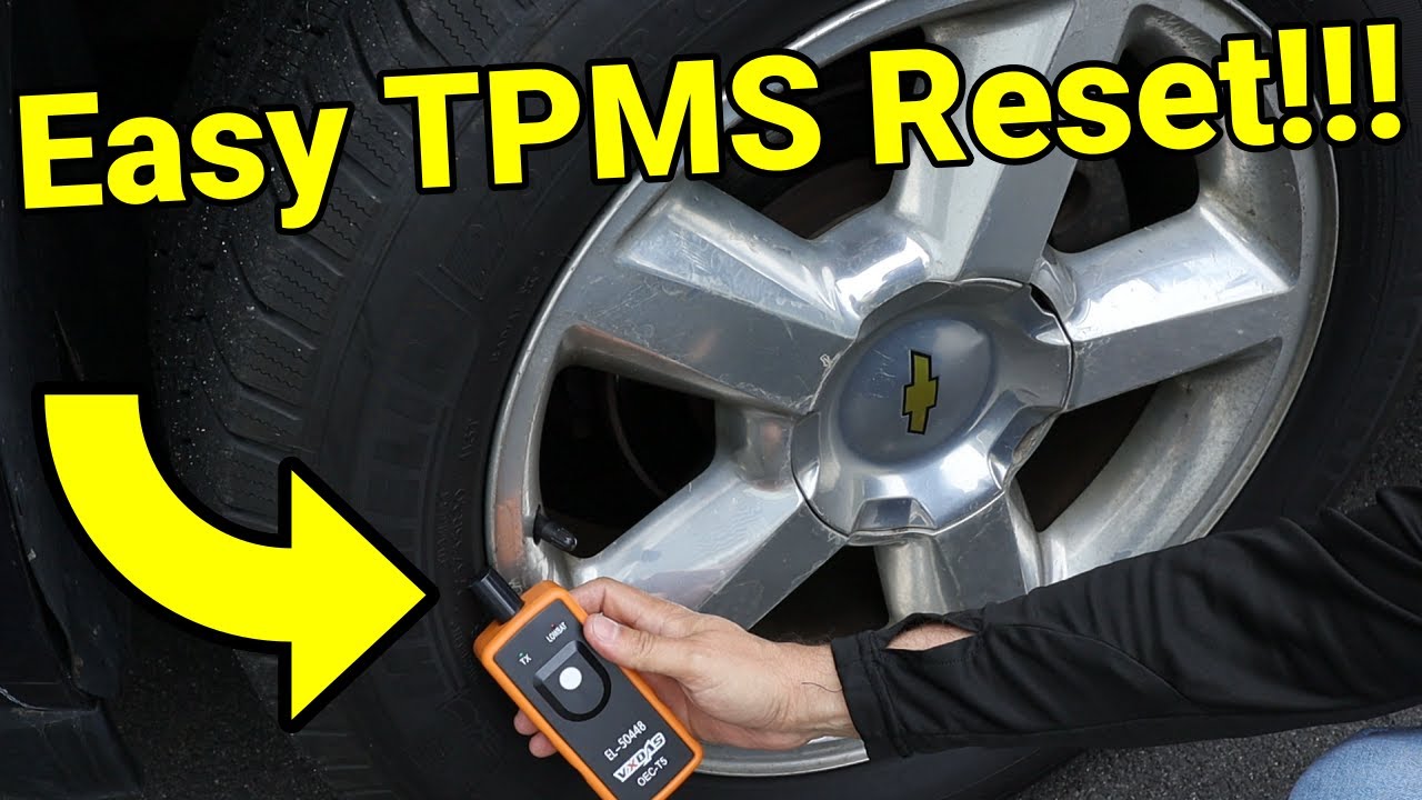 Повторное обучение/сброс TPMS для Chevrolet/GMC/General Motors с помощью инструмента Amazon