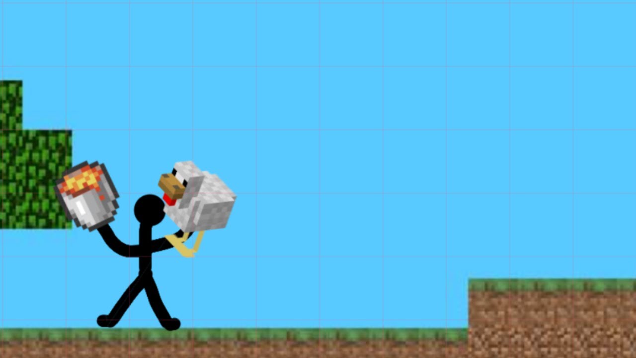 Steve's "lava chicken" song animated  (A Minecraft movie animation) 