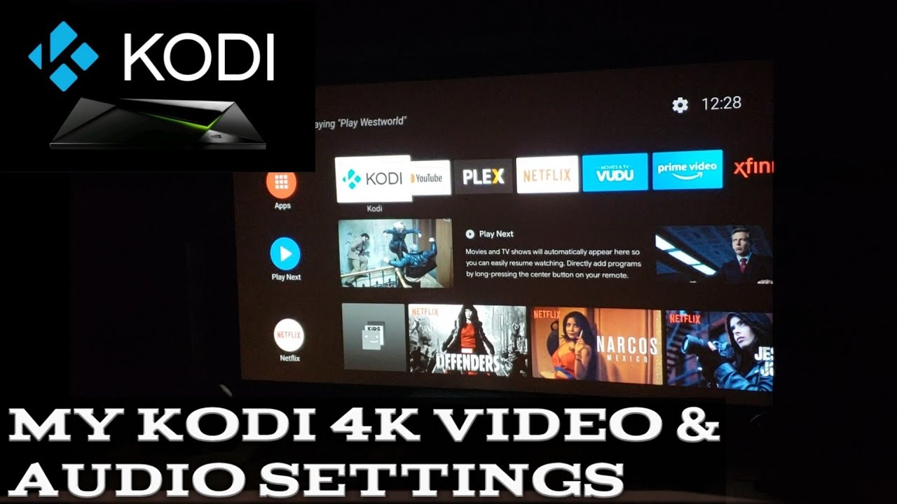 Kodi on Nvidia Shield 4K Video & Audio Settings