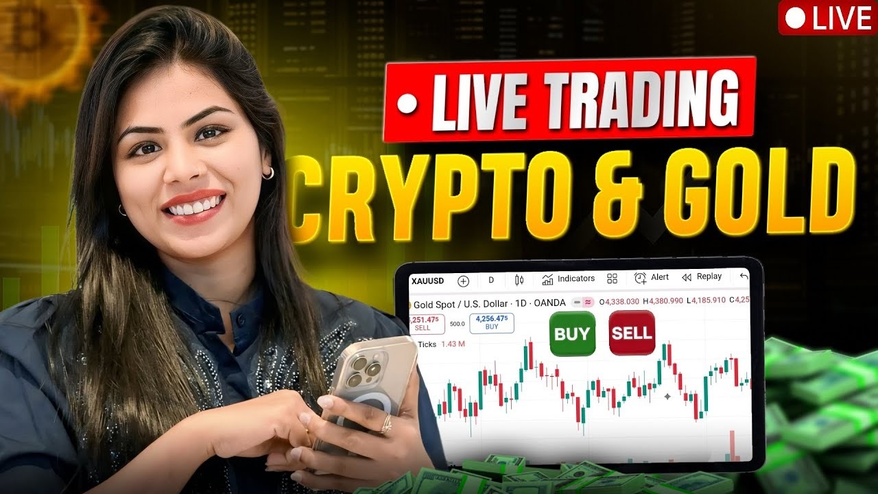 🔴 LIVE CRYPTO TRADING 🚀 | XAUUSD GOLD + BITCOIN BREAKOUT SETUPS | BTC Analysis #cryptotradinglive
