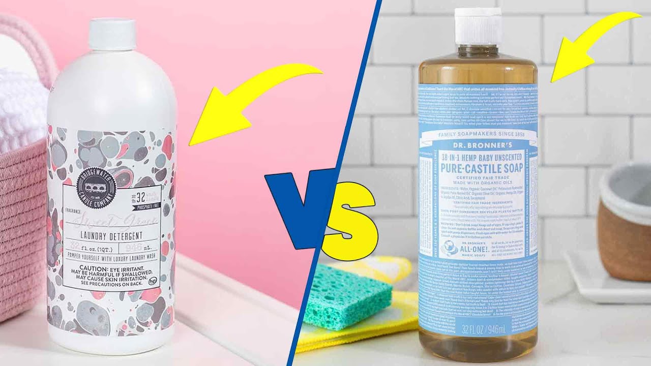 Castile Soap vs. Detergent: What's the Difference?