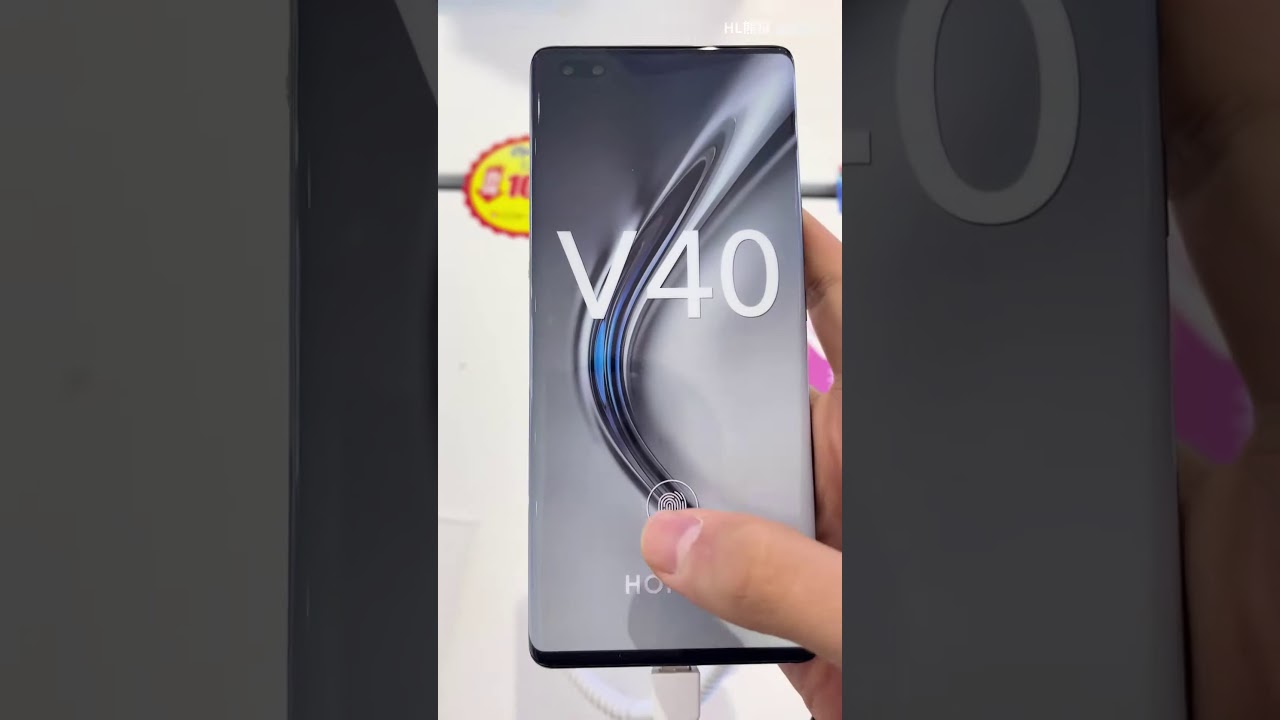 Honor V40 hands on video leaked in Mid Night Black and Titanium Blue