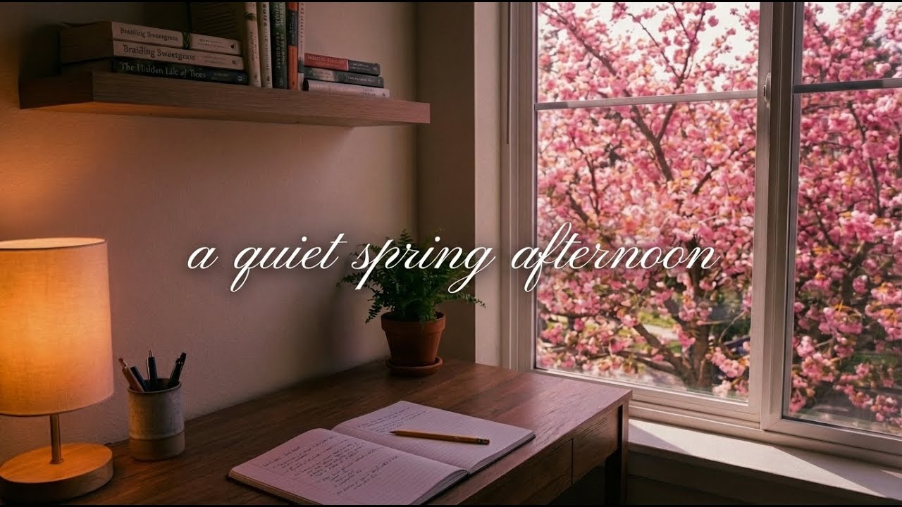 a quiet spring afternoon | gentle piano for studying