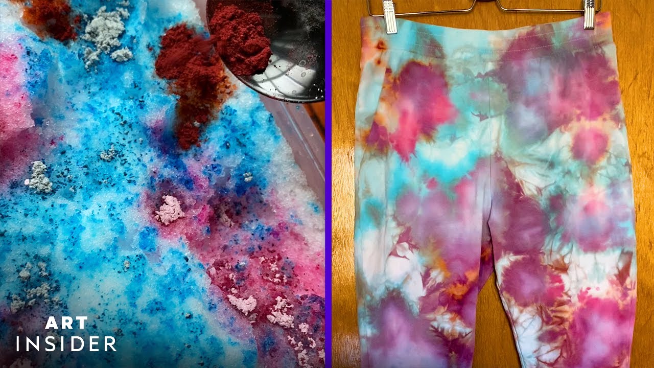 How To Make Tie-Dye With Snow