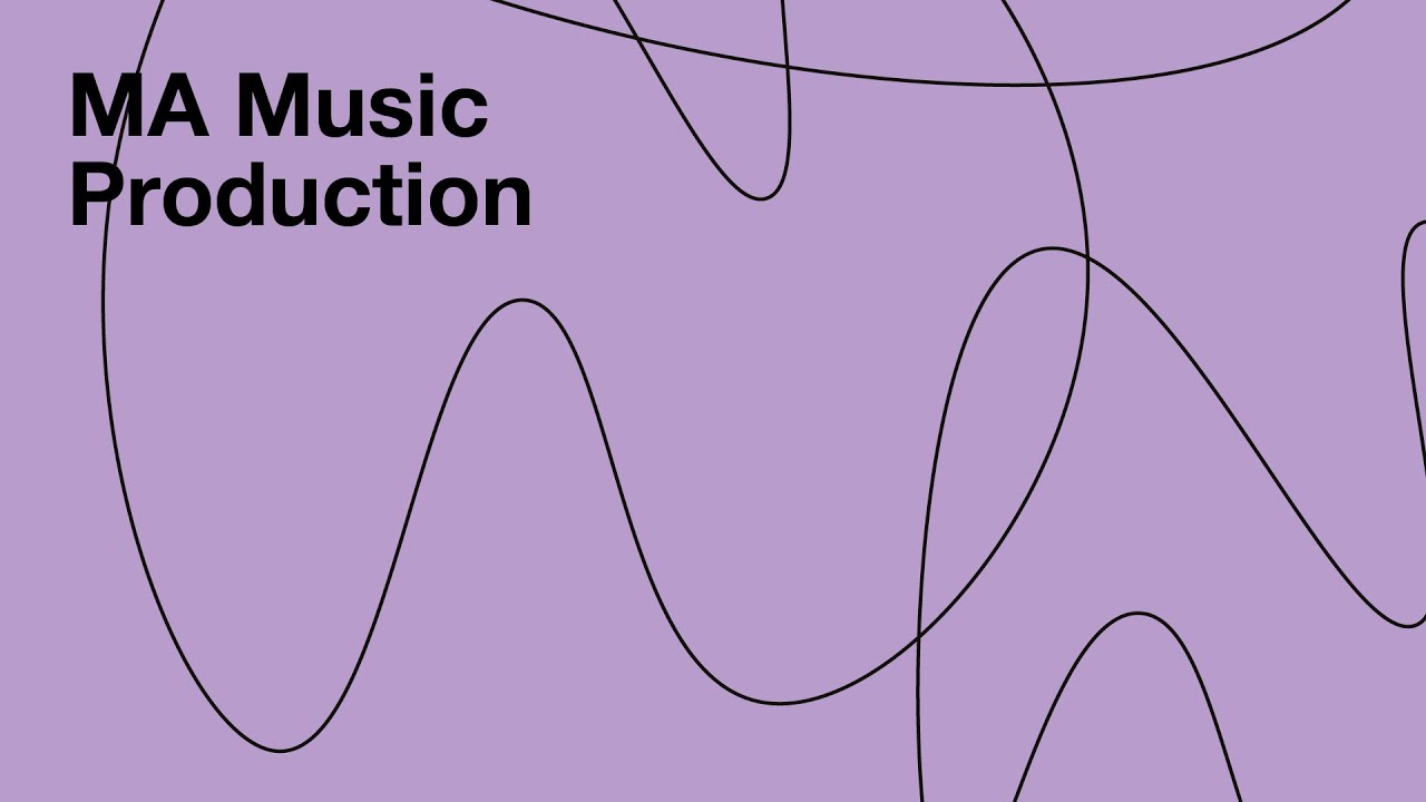 MA Music Production Virtual Open Event