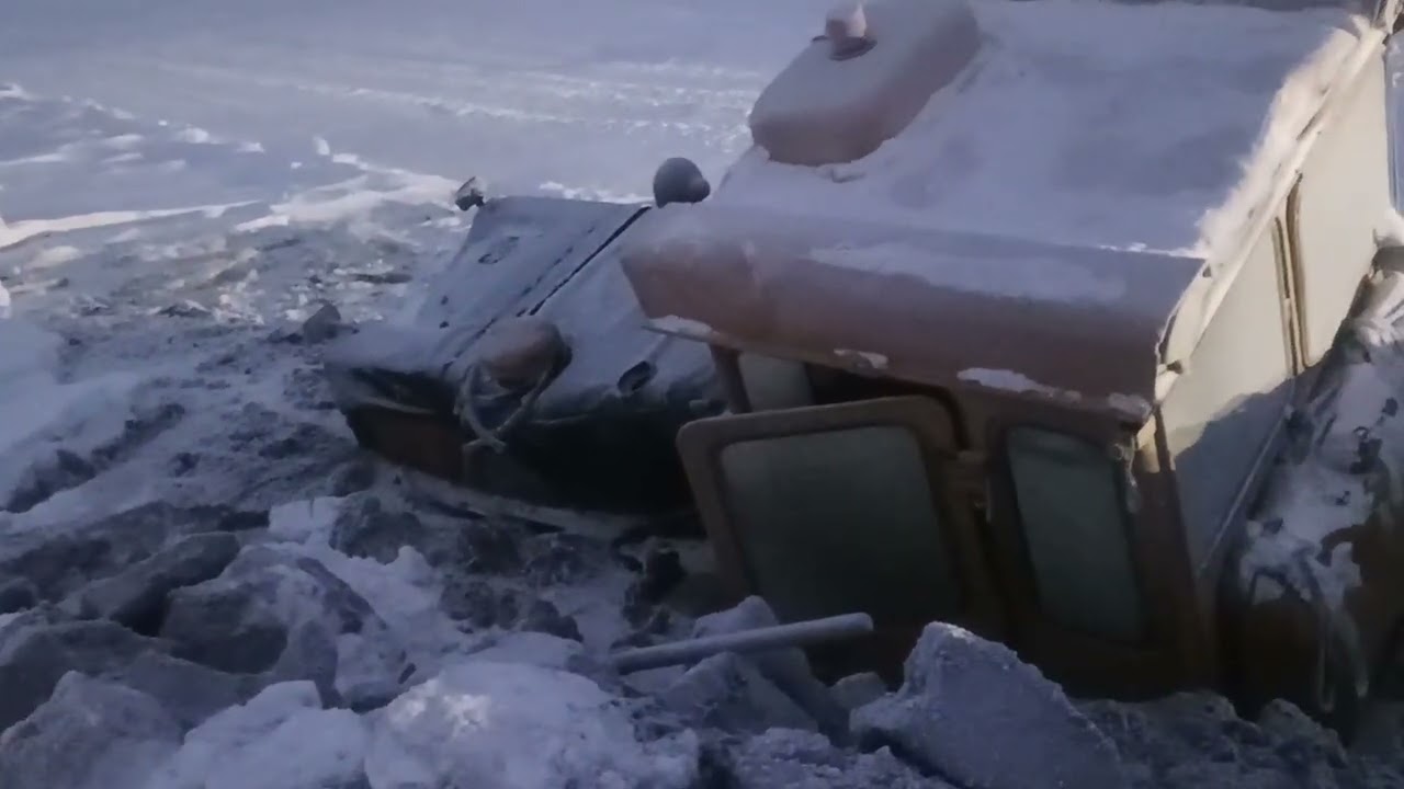 Ужас на зимнике, прикурили и мы!