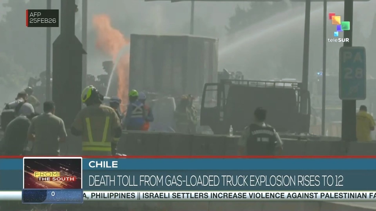 Чили: Число погибших в результате взрыва грузовика с газом возросло до 12.