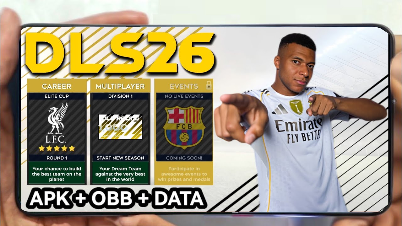 DLS 19 MOD 26 | DLS 19 MOD DLS 26 ANDROID | DLS 26 APK OBB DATA OFFLINE FOR ANDROID & IOS