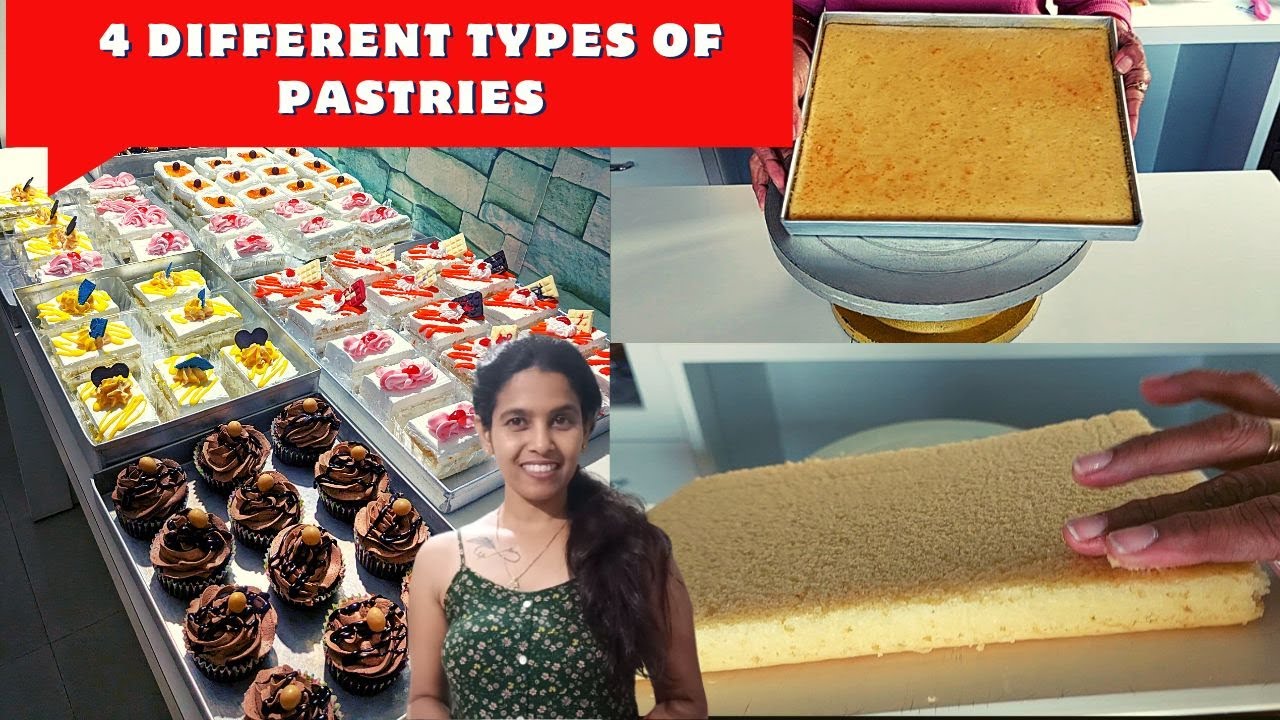 100  से ज्यादा PASTRIES कैसे बनाएँ   सिर्फ 4  घंटे में  | 4 DIFFERENT FLAVORS PASTRIES FROM SCRATCH