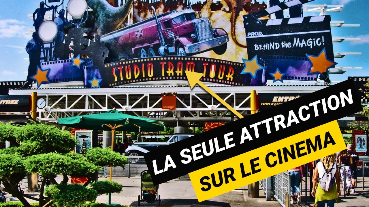 Studio Tram Tour, L’HISTOIRE de la plus CINEMA de TOUTES les ATTRACTIONS ! #disneylandparis
