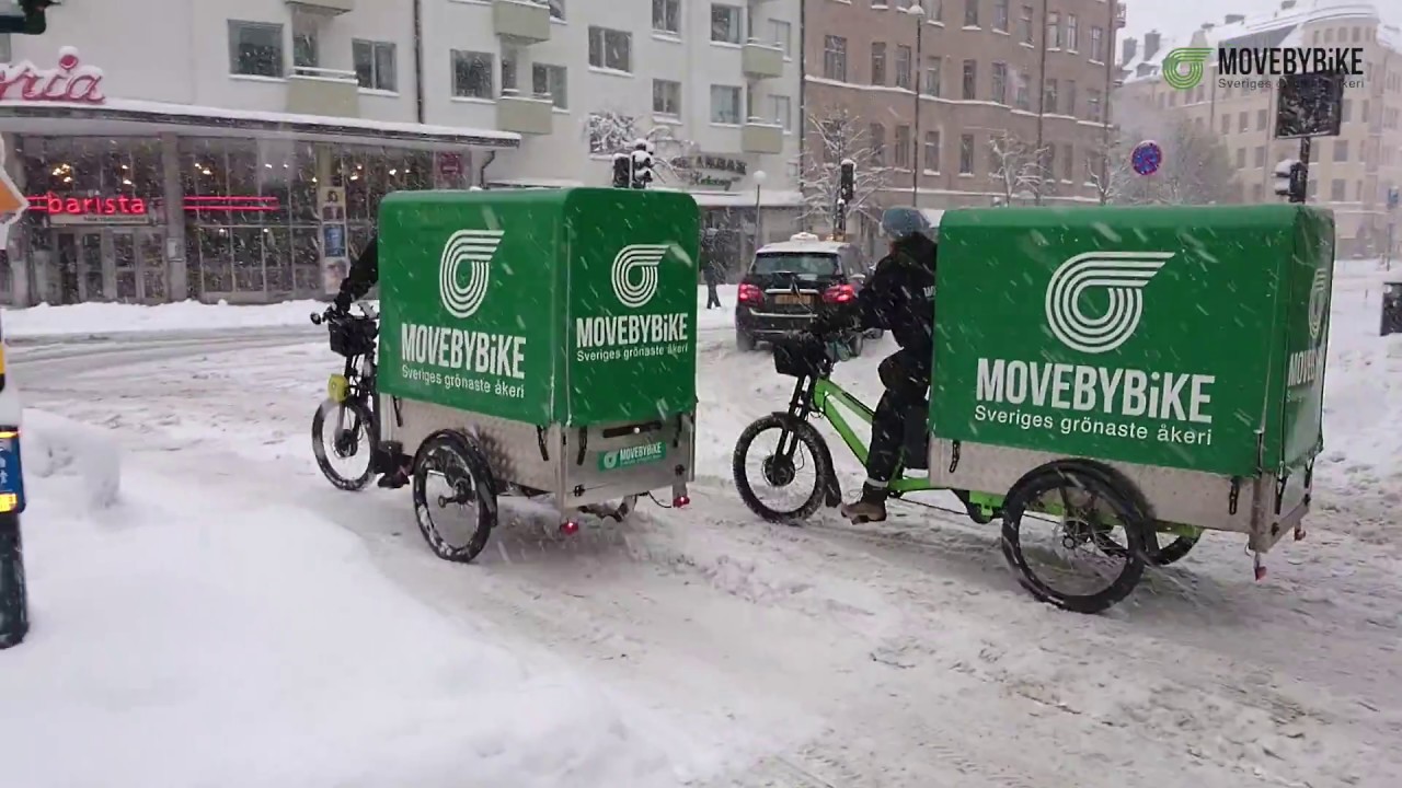 MOVEBYBiKE - Swedens greenest carrier is recruiting 5 new cargo bike riders