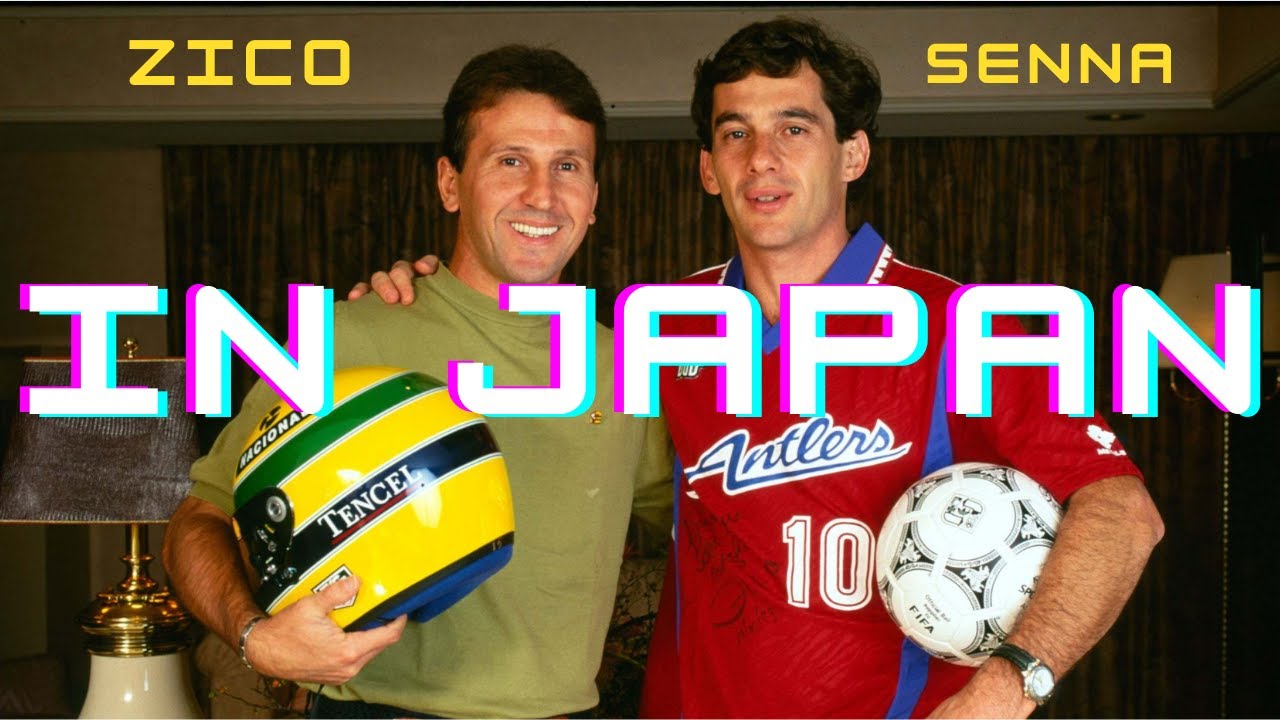 ⚽Zico and Senna🏆  in Japan - the two biggest idols of Brazilian sport in that country!