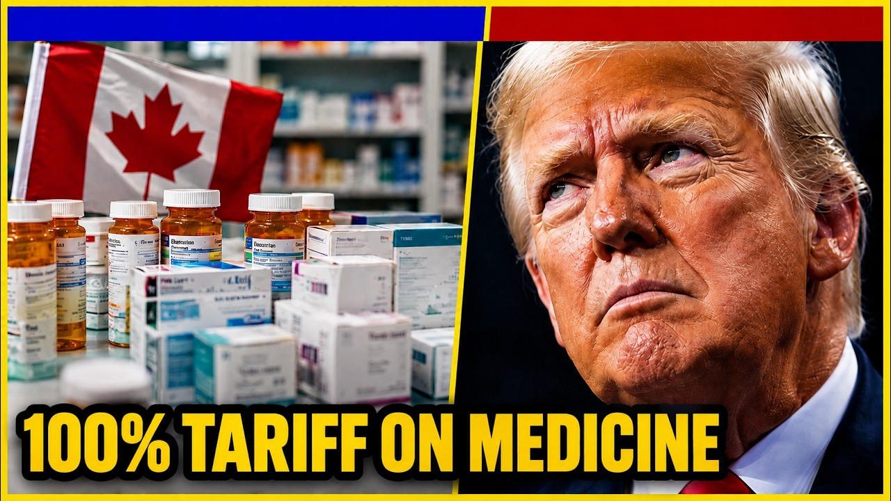 Trump Just Put 100% Tariffs On Canadian Medicine - And It DOUBLES Next Year