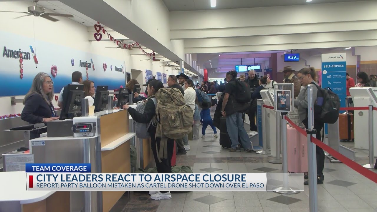 FAA lifts El Paso airspace restriction after drone threat neutralized