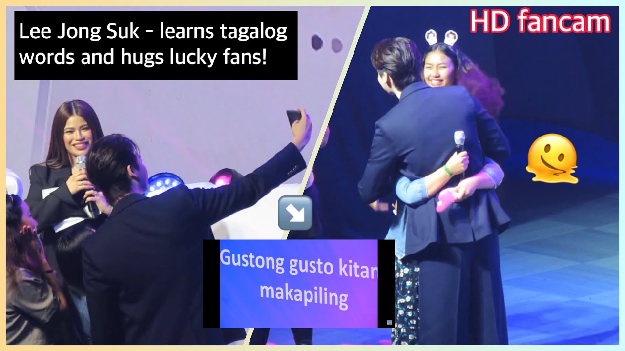 Lee Jong Suk Fan Meeting in Manila - Part 2 - tagalog words, questions from fans