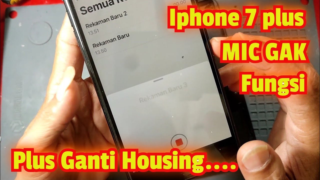 Iphone 7 plus Mic tidak berfungsi