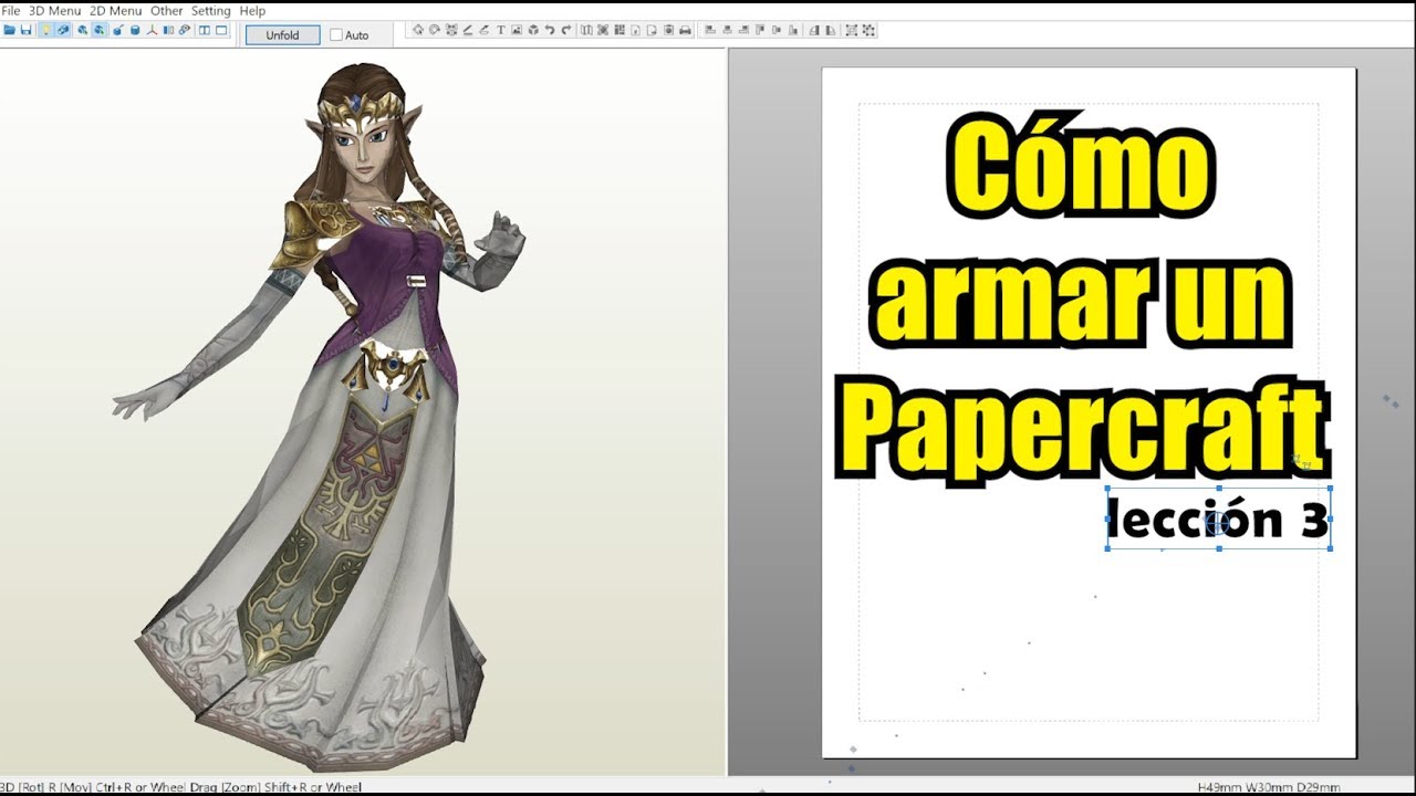 03 - Como imprimir y Armar un Papercraft o Pepakura