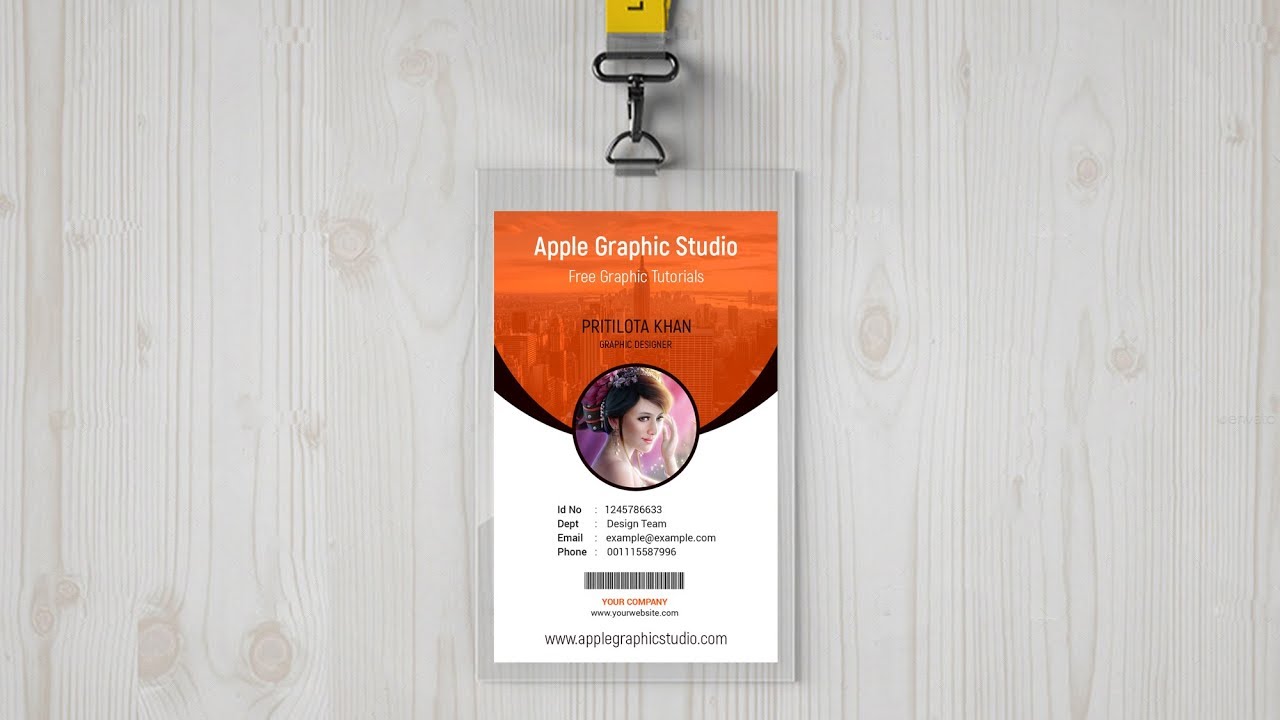 Business ID Card Design - Photoshop CC Tutorial