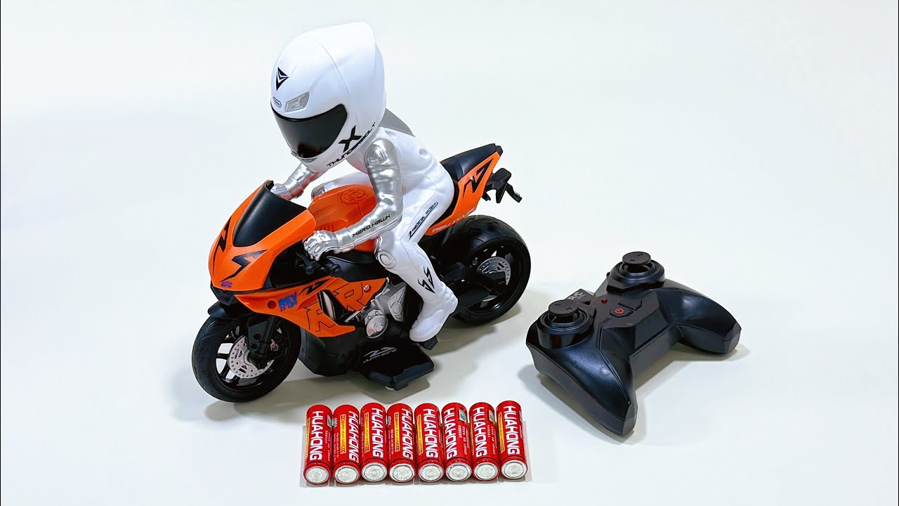 Unboxing motorcycles, special police remote control vehicles, off-road vehicles, stunt vehicles.
