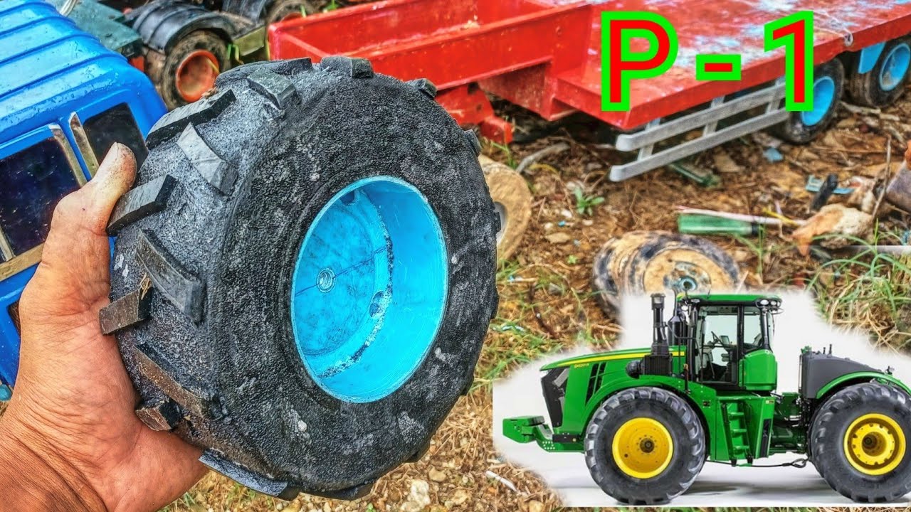 How to make tires Tractor RC scale 1/10