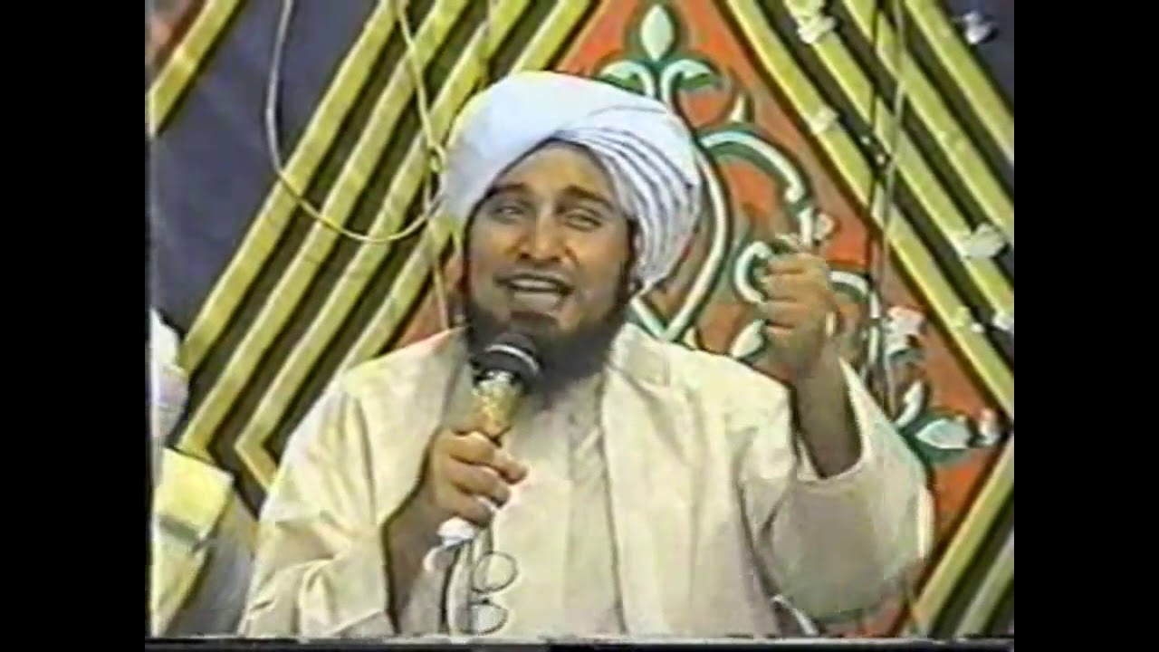 فضائل آل البيت الحبيب علي الجفري احتفال ساحة الدح بمولد السيدة زينب2001 بحضور الشيخ سعيد عمران الدح