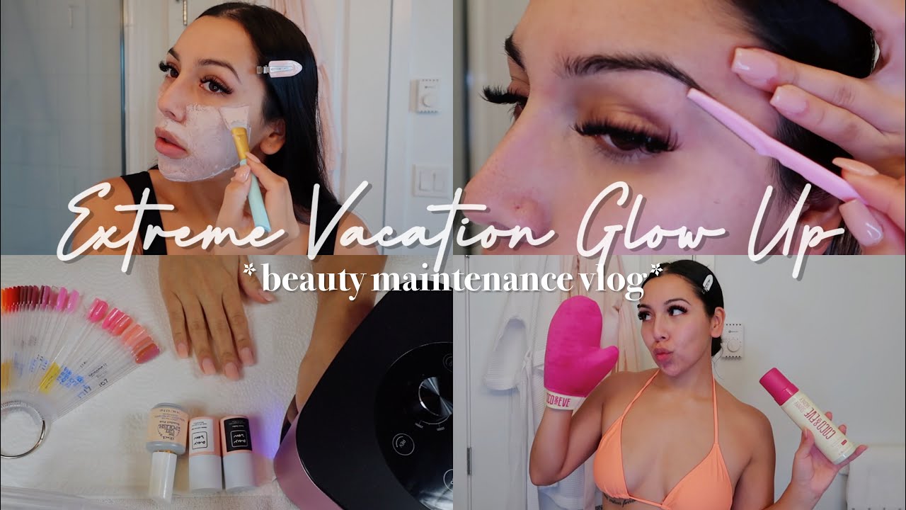 WEEKLY BEAUTY MAINTENANCE *Vacation Prep* | Self Tanning & Pamper Routine, Nails, Lip Filler + MORE