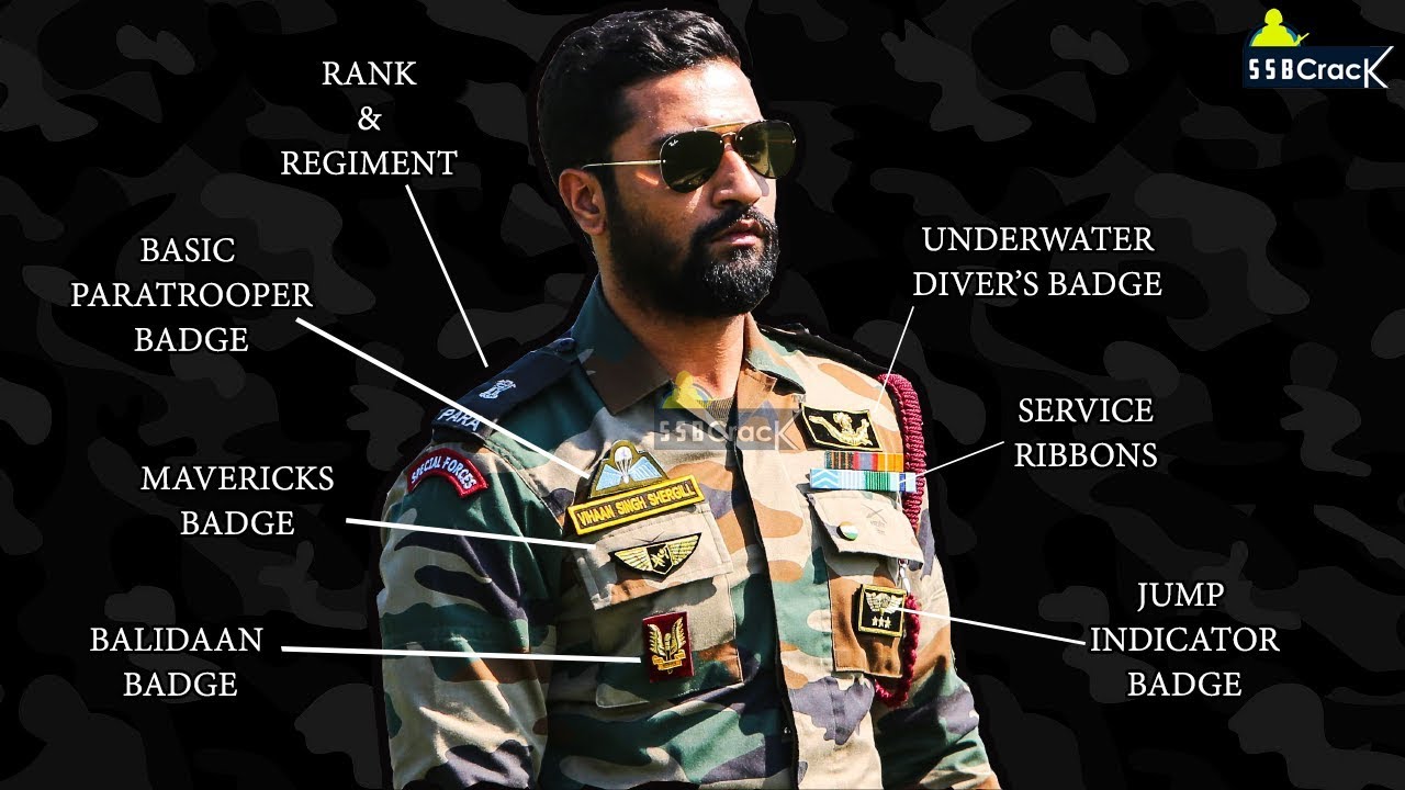Decoding The Medal and Badges of Major Vihaan Shergill (Vicky Kaushal) PARA SF - URI Movie