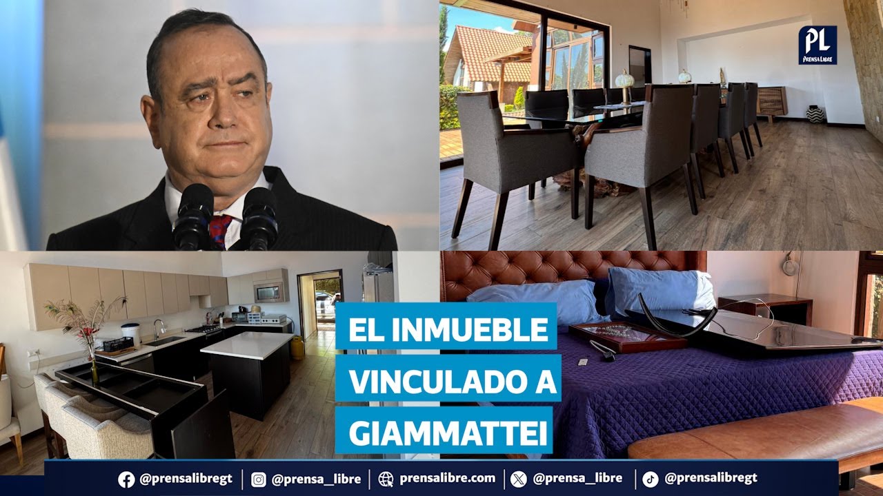 Así es la residencia valorada en más de Q38 millones vinculada al expresidente Alejandro Giammattei